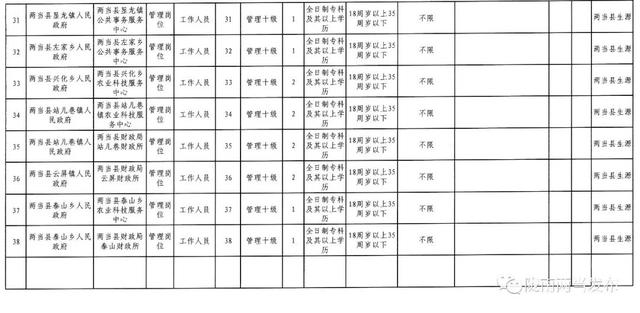 两当县卫生健康局招聘启事发布